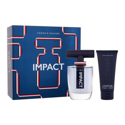 Tommy Hilfiger Impact SET Подаръчен комплект EDT 100 ml + душ гел 100 ml + EDT 4 ml