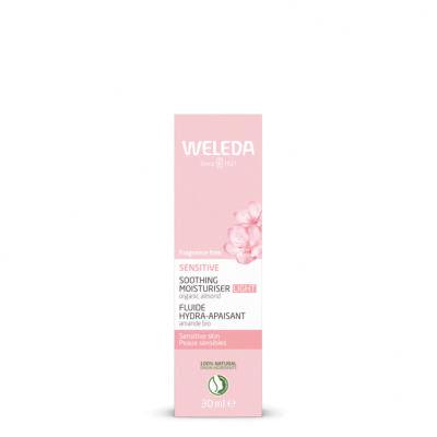 Weleda Sensitive Soothing Moisturiser Light Дневен крем за лице за жени 30 ml