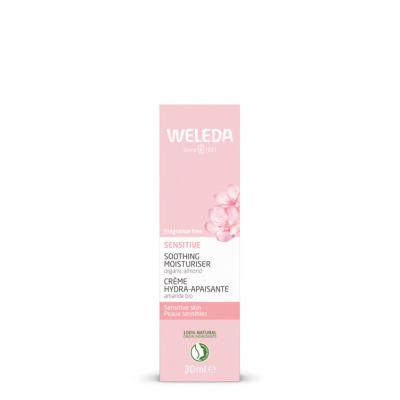 Weleda Sensitive Soothing Moisturiser Дневен крем за лице за жени 30 ml