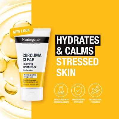 Neutrogena Curcuma Clear Soothing Moisturiser Дневен крем за лице 75 ml