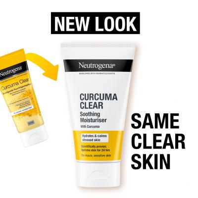 Neutrogena Curcuma Clear Soothing Moisturiser Дневен крем за лице 75 ml