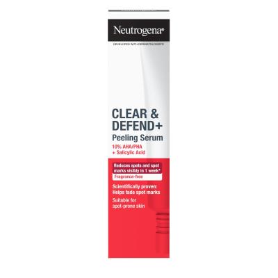 Neutrogena Clear &amp; Defend+ Peeling Serum Серум за лице 30 ml