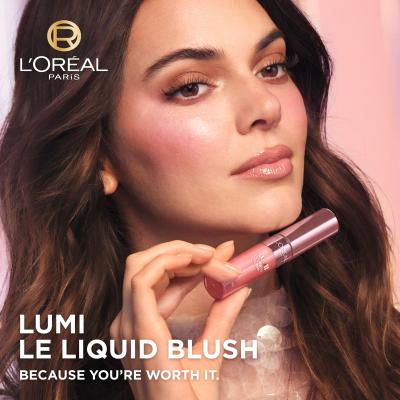 L&#039;Oréal Paris Lumi Le Liquid Blush Руж за жени 10 ml Нюанс 625 Glowy Gold Pink