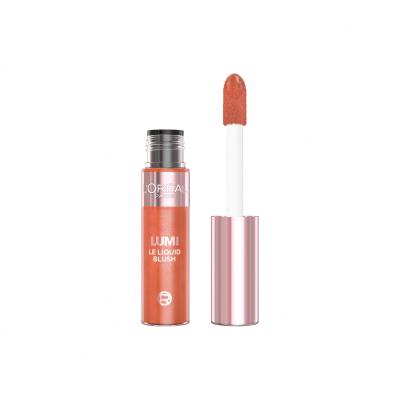 L&#039;Oréal Paris Lumi Le Liquid Blush Руж за жени 10 ml Нюанс 627 Glowy Warm Peach