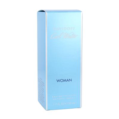 Davidoff Cool Water Woman Eau de Toilette за жени 50 ml увредена кутия