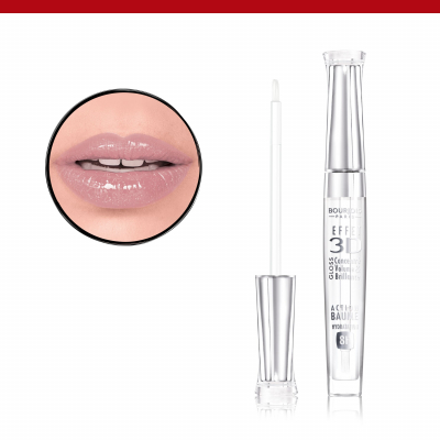 BOURJOIS Paris 3D Effet Блясък за устни за жени 5,7 ml Нюанс 18 Transparent