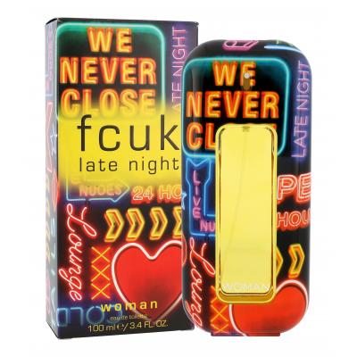 Fcuk Late Night For Her Eau de Toilette за жени 100 ml