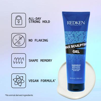 Redken Hardwear Max Sculpting Gel Гел за коса за жени 250 ml