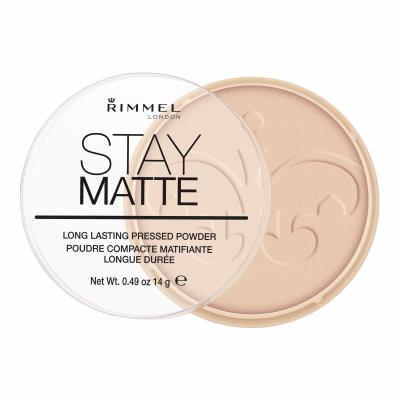 Rimmel London Stay Matte Пудра за жени 14 g Нюанс 003 Peach Glow