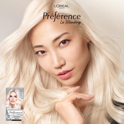 L&#039;Oréal Paris Préférence Le Blonding Боя за коса за жени 60 ml Нюанс Ultra Platinum