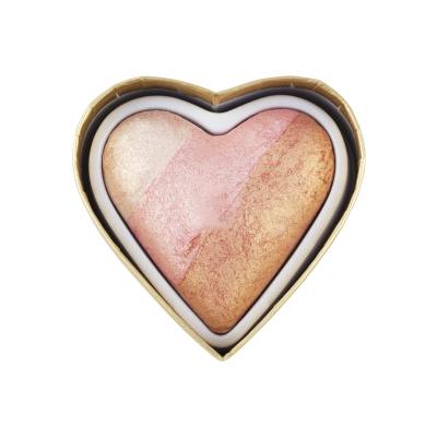 Makeup Revolution London I Heart Makeup Blushing Hearts Руж за жени 10 g Нюанс Iced Hearts