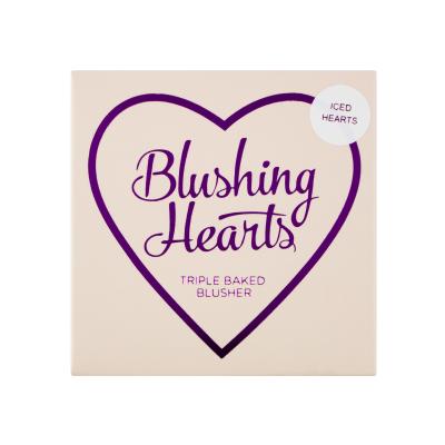 Makeup Revolution London I Heart Makeup Blushing Hearts Руж за жени 10 g Нюанс Iced Hearts