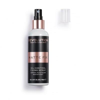 Makeup Revolution London Matte Fix Oil Control Spray Фиксатор за грим за жени 100 ml