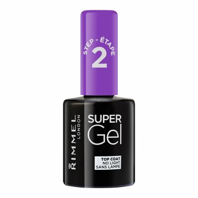 Rimmel London Super Gel Top Coat Лак за нокти за жени 12 ml