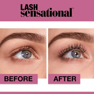 Maybelline Lash Sensational Waterproof Спирала за жени 9,4 ml Нюанс Very Black