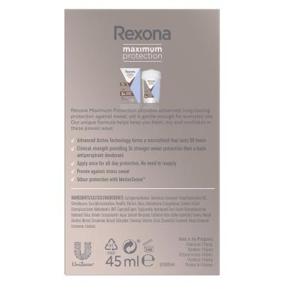 Rexona Maximum Protection Clean Scent Антиперспирант за жени 45 ml