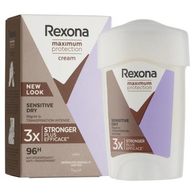 Rexona Maximum Protection Sensitive Dry Антиперспирант за жени 45 ml