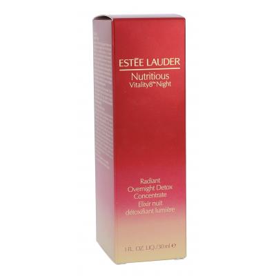 Estée Lauder Nutritious Vitality8 Night Radiant Overnight Detox Concentrate Серум за лице за жени 30 ml