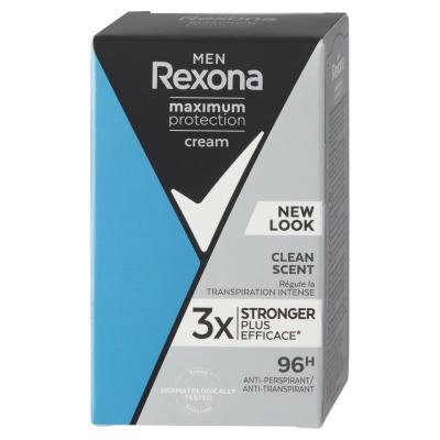 Rexona Men Maximum Protection Clean Scent Антиперспирант за мъже 45 ml