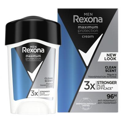 Rexona Men Maximum Protection Clean Scent Антиперспирант за мъже 45 ml