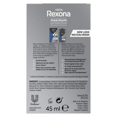 Rexona Men Maximum Protection Clean Scent Антиперспирант за мъже 45 ml