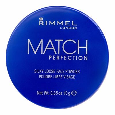 Rimmel London Match Perfection Пудра за жени 10 g Нюанс 001 Transparent