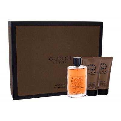 Gucci Guilty Absolute Pour Homme Подаръчен комплект EDP 50 ml + балсам след бръснене 50 ml + душ гел 50 ml