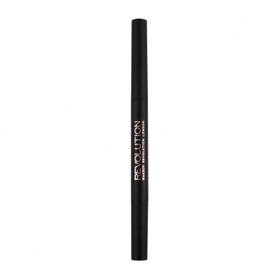 Makeup Revolution London Duo Brow Definer Молив за вежди за жени 0,15 g Нюанс Brown