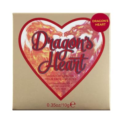 Makeup Revolution London I Heart Revolution Triple Baked Highlighter Хайлайтър за жени 10 g Нюанс Dragons Heart