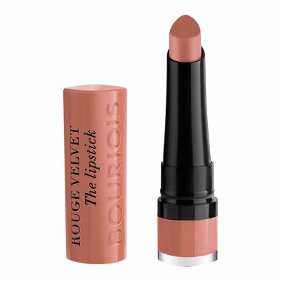 BOURJOIS Paris Rouge Velvet The Lipstick Червило за жени 2,4 g Нюанс 01 Hey Nude!