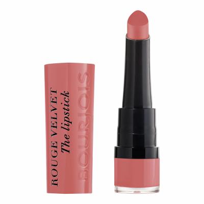 BOURJOIS Paris Rouge Velvet The Lipstick Червило за жени 2,4 g Нюанс 02 Flaming´rose