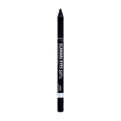 Rimmel London Scandaleyes Kajal 24HR Молив за очи за жени 1,3 g Нюанс 001 Black