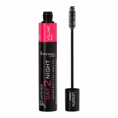 Rimmel London Day 2 Night Спирала за жени 9,5 ml Нюанс 001 Black