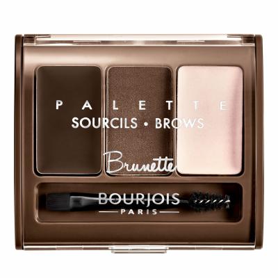 BOURJOIS Paris Brow Palette Комплекти и палитри за вежди за жени 4,5 g Нюанс Brunette