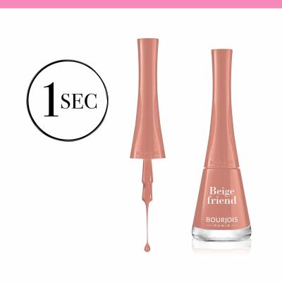 BOURJOIS Paris 1 Second Лак за нокти за жени 9 ml Нюанс 04 Beige Friend