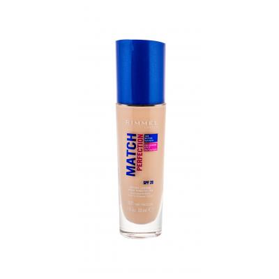 Rimmel London Match Perfection SPF20 Фон дьо тен за жени 30 ml Нюанс 001 Fair Porcelain