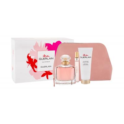 Guerlain Mon Guerlain Подаръчен комплект EDP 100 ml + EDP 10 ml + лосион за тяло 75 ml + козметична чантичка