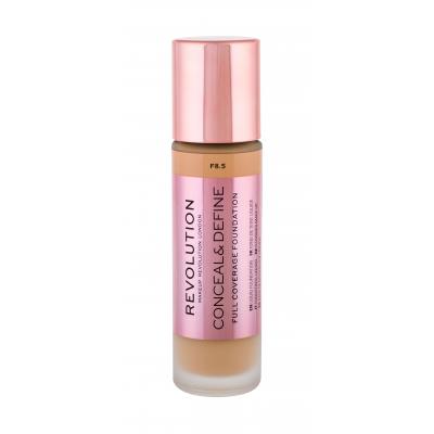 Makeup Revolution London Conceal & Define Фон дьо тен за жени 23 ml Нюанс F8,5