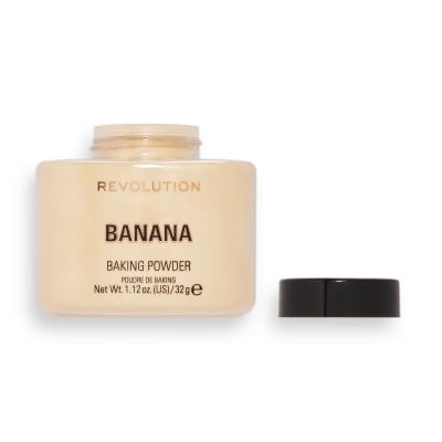 Makeup Revolution London Baking Powder Пудра за жени 32 g Нюанс Banana