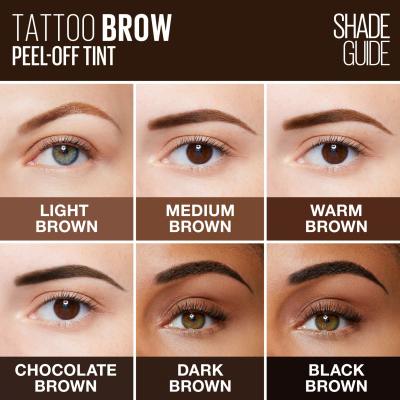 Maybelline Tattoo Brow Боя за вежди за жени 4,6 g Нюанс Dark Brown