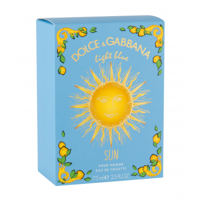 Dolce&amp;Gabbana Light Blue Sun Pour Homme Eau de Toilette за мъже 75 ml