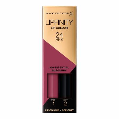 Max Factor Lipfinity 24HRS Lip Colour Червило за жени 4,2 g Нюанс 330 Essential Burgundy