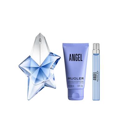 Mugler Angel Подаръчен комплект EDP 50 ml + EDP 10 ml + лосион за тяло 50 ml Зареждаем