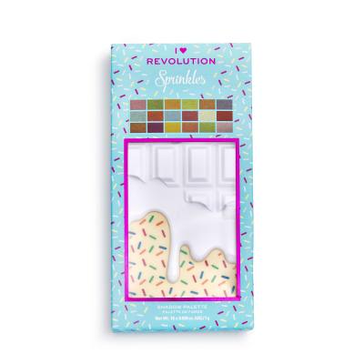 I Heart Revolution Chocolate Eyeshadow Palette Сенки за очи за жени 18 g Нюанс Sprinkles