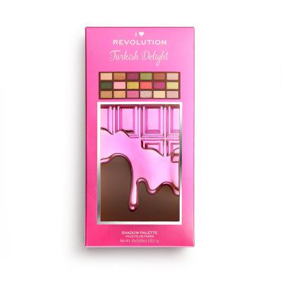 I Heart Revolution Chocolate Eyeshadow Palette Сенки за очи за жени 18 g Нюанс Turkish Delight