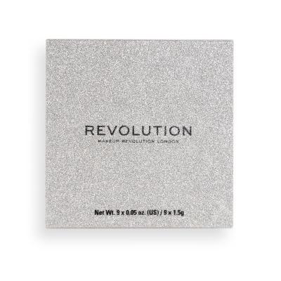 Makeup Revolution London Pressed Glitter Сенки за очи за жени 13,5 g Нюанс Illusion