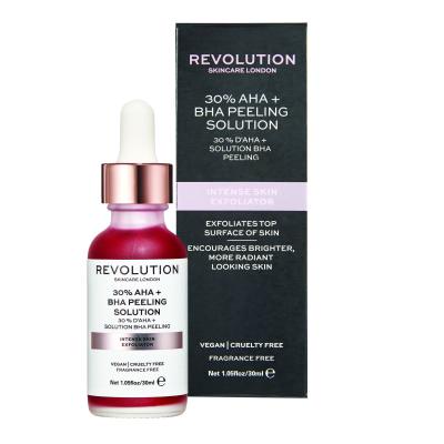 Revolution Skincare Skincare 30% AHA + BHA Peeling Solution Ексфолиант за жени 30 ml