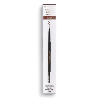 Makeup Revolution London Precise Brow Pencil Молив за вежди за жени 0,05 g Нюанс Medium Brown