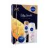 Nivea Silky Smooth Подаръчен комплект душ крем Care & Diamond 250 ml + антиперспирант Black & White Invisible Silky Smooth 150 ml + универсален крем Creme 30 ml