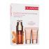 Clarins Double Serum & Extra-Firming Programme Anti-Age Подаръчен комплект серум за лице Double Serum 50 ml + дневен крем за лице Extra-Firming 15 ml + нощен крем за лице Extra-Firming 15 ml